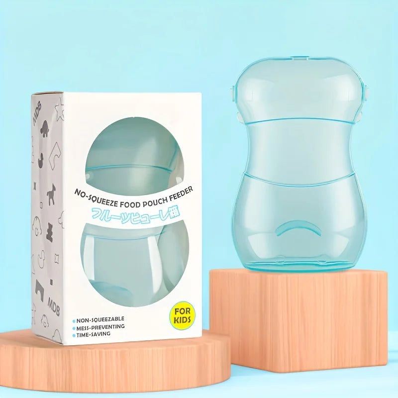 Bolsa para alimentos a prueba de apretar, taza de alimentación portátil para jóvenes: disponible en rosa, verde, azul
