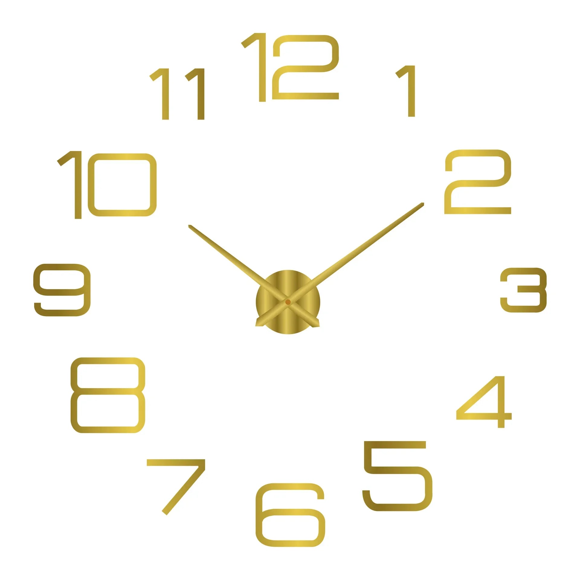 Reloj de pared con espejo acrílico de Número Romano grande 2D/3D, pegatina de moda DIY, relojes de cuarzo, reloj, decoración del hogar, pegatinas para el salón