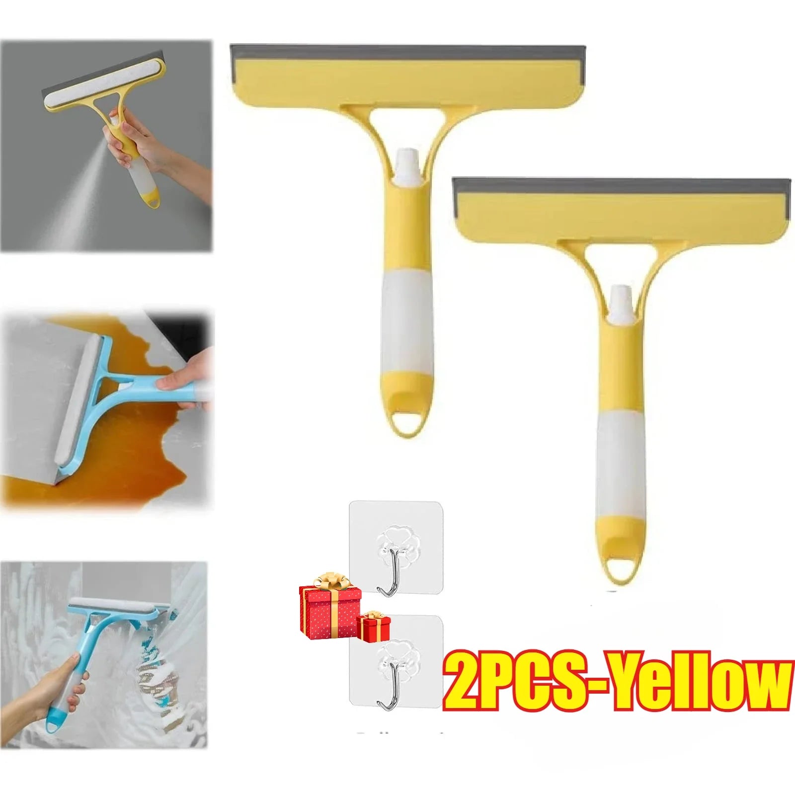 1/2/3 Uds limpiador a vapor ventana Squeardo para gafas escurridor baño limpiaparabrisas limpiador de ventanas escurridor de vidrio ventana de vidrio de coche
