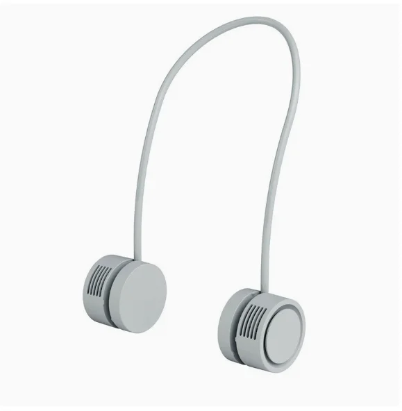 Ventilador de Cuello Homefish, Ventilador sin Aspas, Ventilador de Cuello Portátil, Mini Enfriador de Aire, Ventiladores Eléctricos Recargables por USB