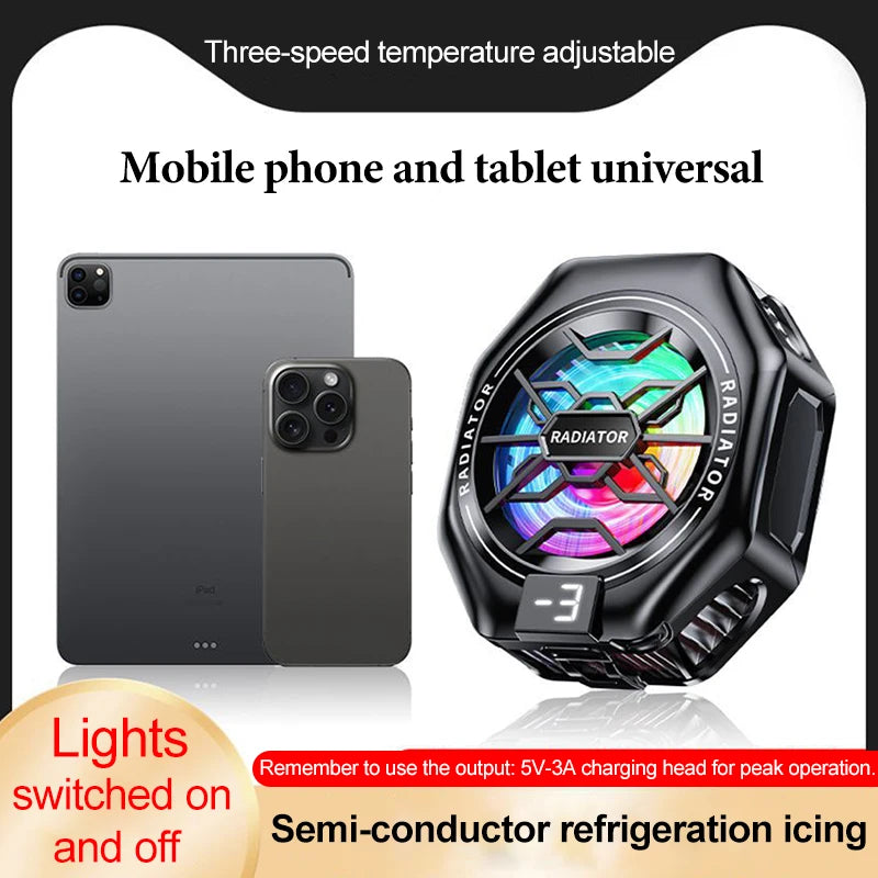 Enfriador Black Shark para teléfono celular, ventilador de refrigeración móvil, ventilador para juegos, accesorios de refrigeración para teléfono, enfriador portátil para juegos de teléfono