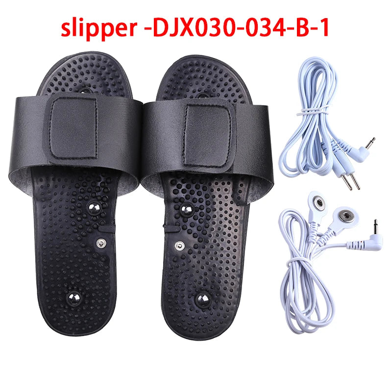 Zapatillas masajeadoras eléctricas Tens para terapia muscular, zapatos, masajeador de pies relajante corporal para masajeador Estimulador eléctrico