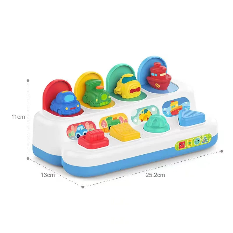 Juguete emergente de actividad interactiva para bebés, juguete con causa y efecto, juegos de desarrollo para bebés, juguetes educativos de aprendizaje Montessori