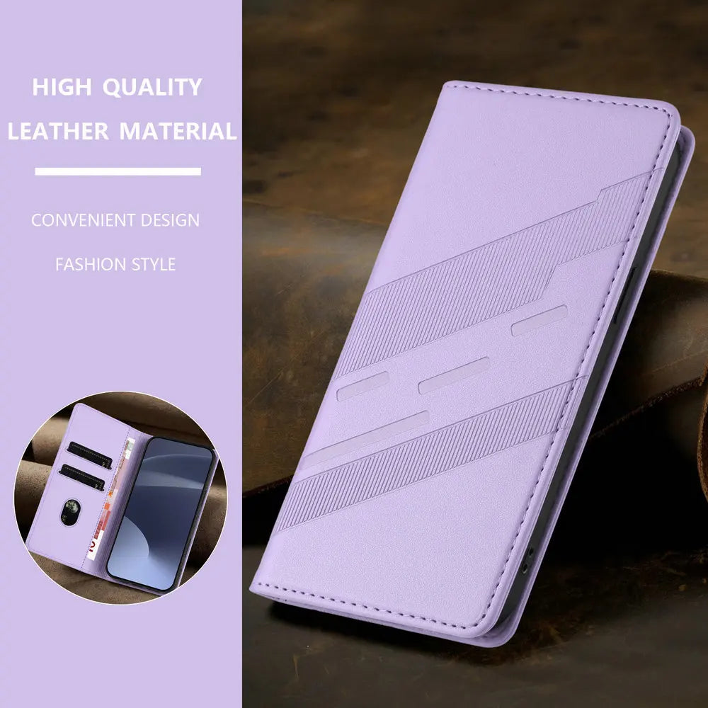 Funda de Lujo 360° para Xiaomi Poco X8 Pro Max 5G, Funda Protectora de Cuero Tipo Libro, Compatible con Poco X7 Pro, M7, M8 Pro, F7, M7, F8 Ultra, con Cierre Magnético