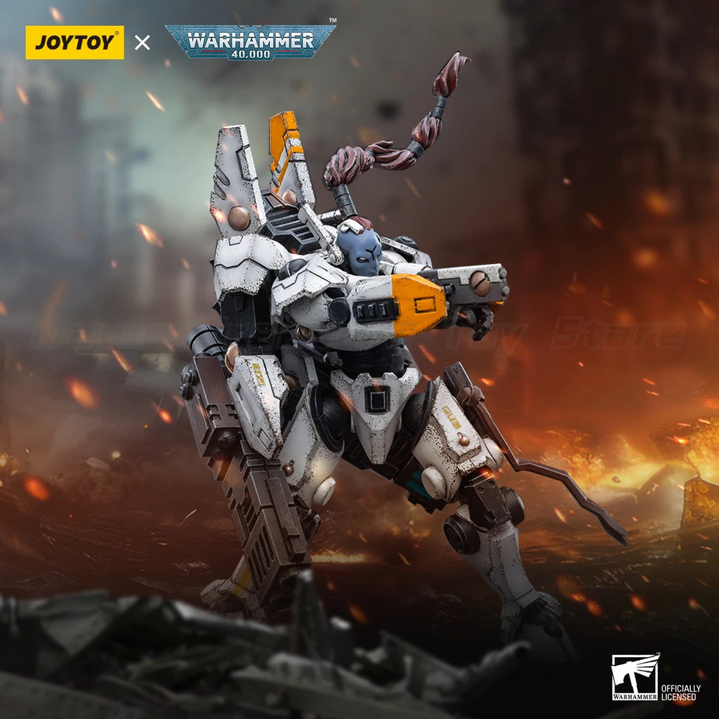 【En stock】JOYTOY Warhammer 40K T'au Empire Commander Shadowsun modelo juguete regalos 1/18 figura de acción