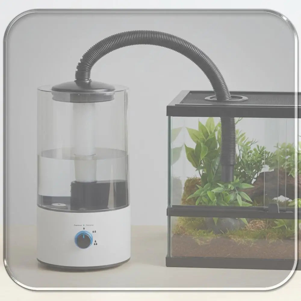 Humidificador para Reptiles de 4L con Manguera de Extensión, 110V, Nebulizador Automático para Tortugas y Reptiles, Sistema de Nebulización para Terrarios, Suministros para Mascotas
