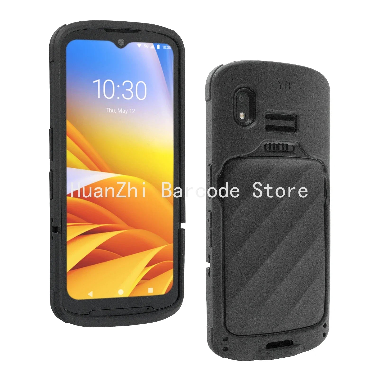 Funda protectora TC15 con correa de mano para computadora móvil portátil con escáner Zebra TC15, cubierta de parachoques resistente