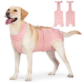 Traje de recuperación de cirugía para mascotas, mono transpirable para perros, traje quirúrgico alternativo con cuello electrónico y cono después de desgaste desgastado/neutrado