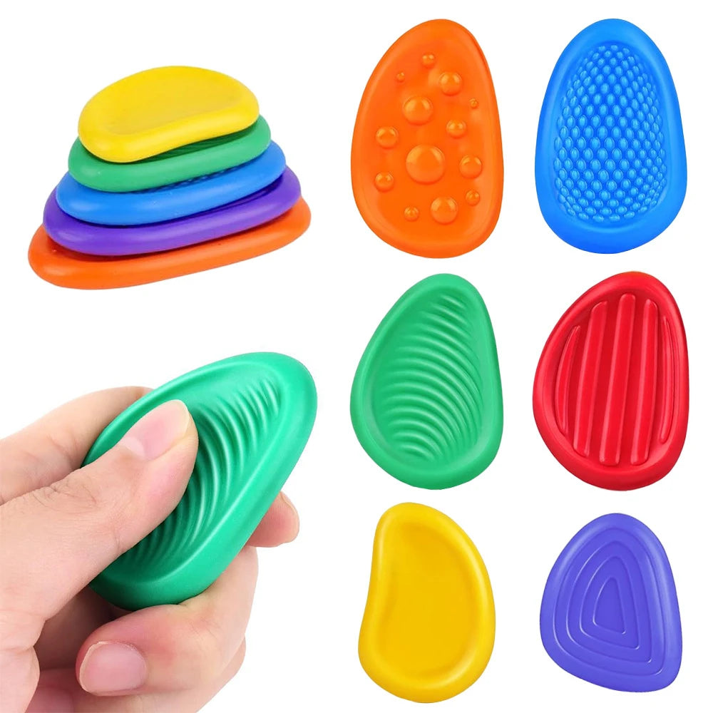 Tira sensorial de silicona para niños, juguete sensorial para autismo, descompresión, calmante, antiestrés, escritorio, alivio de la ansiedad