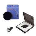 ZOMEI 52mm ND2-ND400 lente de cámara de teléfono ultrafina filtro polarizador Circular profesional de 52mm para teléfono móvil inteligente con Clip