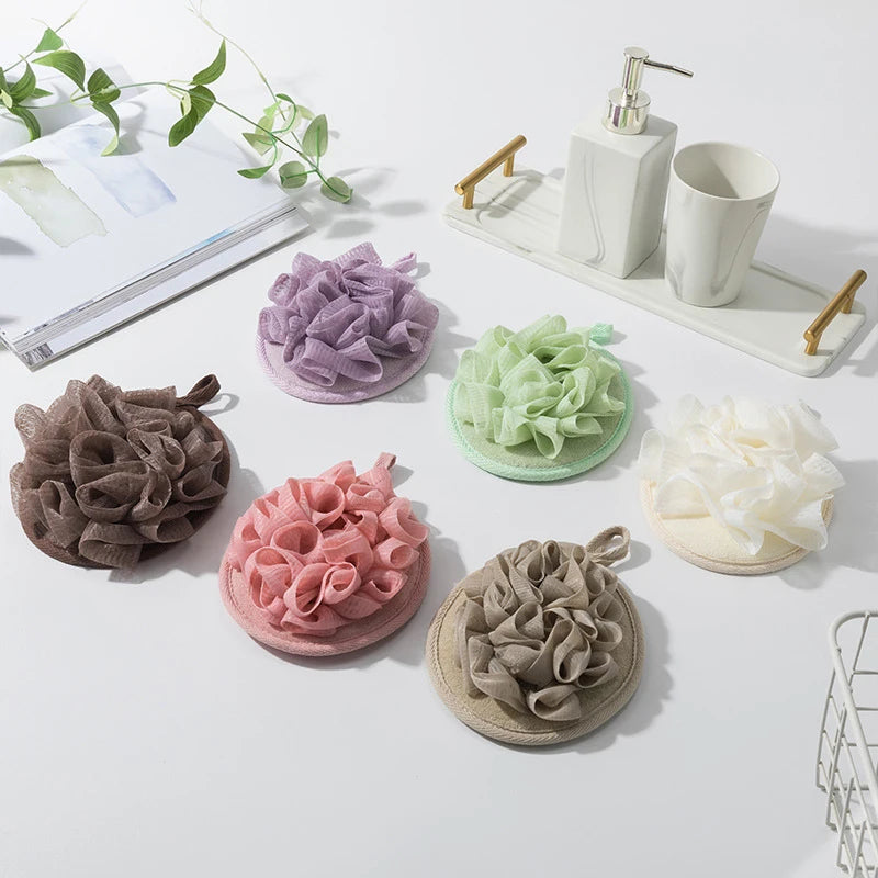 Nuevo Esponjón Exfoliante Corporal de Lufa para Ducha, Bola de Masaje, Toalla de Baño, el Mejor Exfoliante Corporal para Ducha y Baño