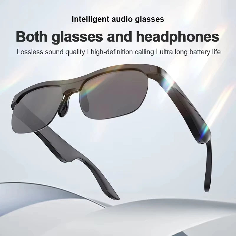 Lentes Inteligentes Lenovo 2026 con IA, Traducción IA, Llamadas Manos Libres HD, Registro de Chat IA, Reproducción de Música, Lentes de Sol Inteligentes 8K