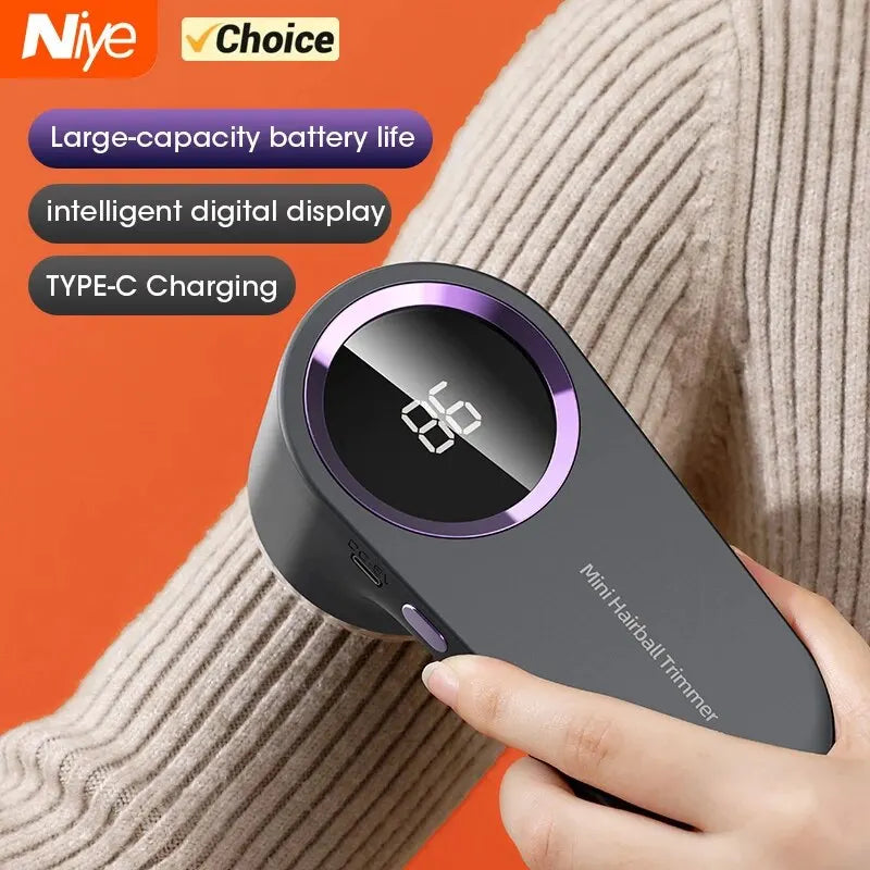 Eliminador de pelusas para ropa, eliminador de pelusas de pellets eléctrico Digital LED, recargable por USB, afeitadora de tela pelusa, suéter, envío directo