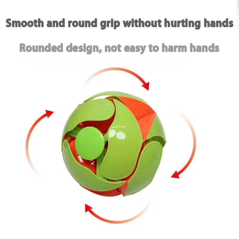 2 piezas de accesorios de plástico para reducir la presión para niños, pelota deformable de doble color, accesorios para reducir la presión entre padres e hijos