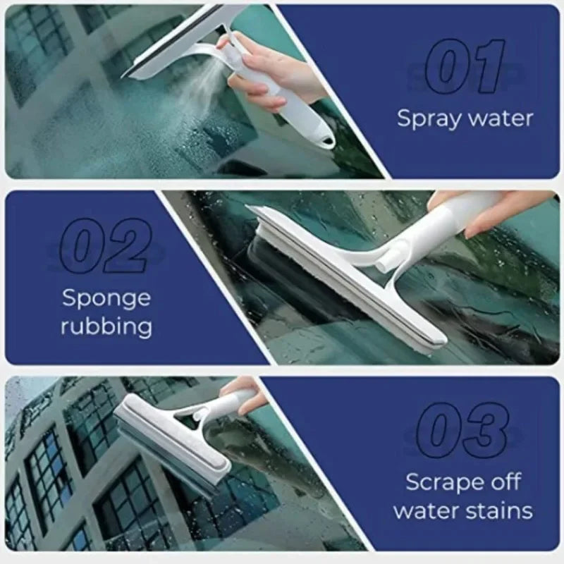 1/2/3 Uds limpiador a vapor ventana Squeardo para gafas escurridor baño limpiaparabrisas limpiador de ventanas escurridor de vidrio ventana de vidrio de coche
