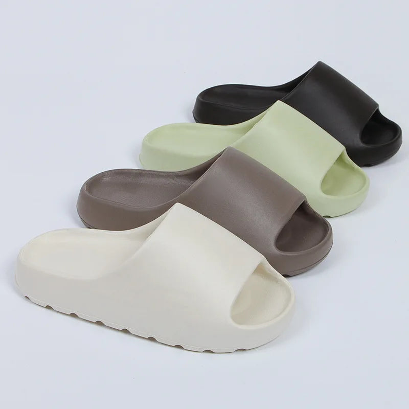 Sandalias de Coco con Suela Gruesa, Sensación de Caminar sobre Nubes, Antideslizantes, Novedad de Verano (Caja de zapatos no incluida)
