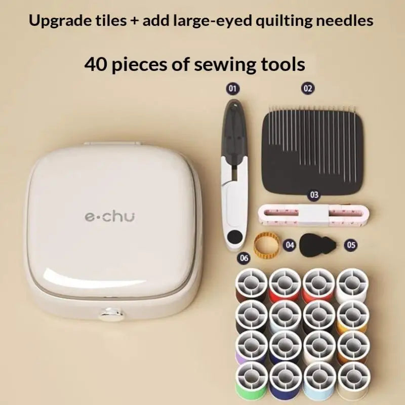 Mini kit de costura magnético, kit de aguja y hilo, suministros y accesorios de costura