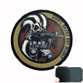 Parche de impresión silencioso pero mortal de tácticas de ardilla, insignia de moral con respaldo de gancho para chaqueta y mochila, brazalete de estilo militar
