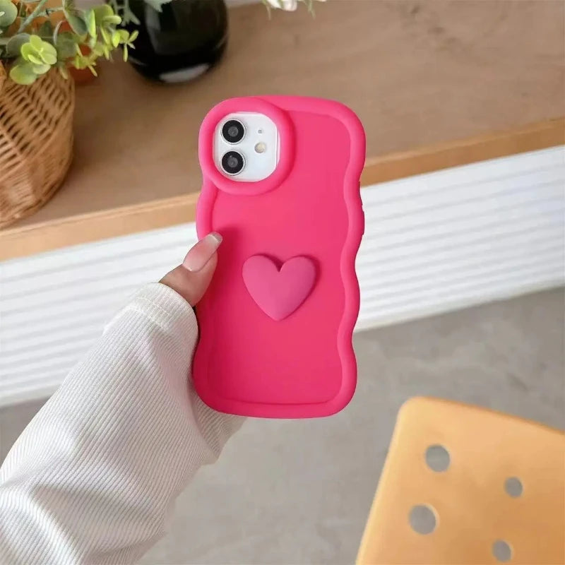 Funda Suave 3D con Diseño de Ondas para OPPO A6X A6 A5 A3X A3 Pro A38 A18 A60 A59 A57 A79 A77S A54 A53 A9 2020 A17 A17K A16 A16K A15 A15S 4G 5G
