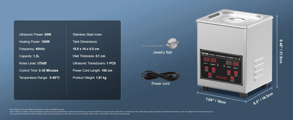 SucceBuy 2L 3L 6L 10L 22L 30L limpiador ultrasónico de acero inoxidable limpieza portátil lavadora ultrasonido electrodoméstico