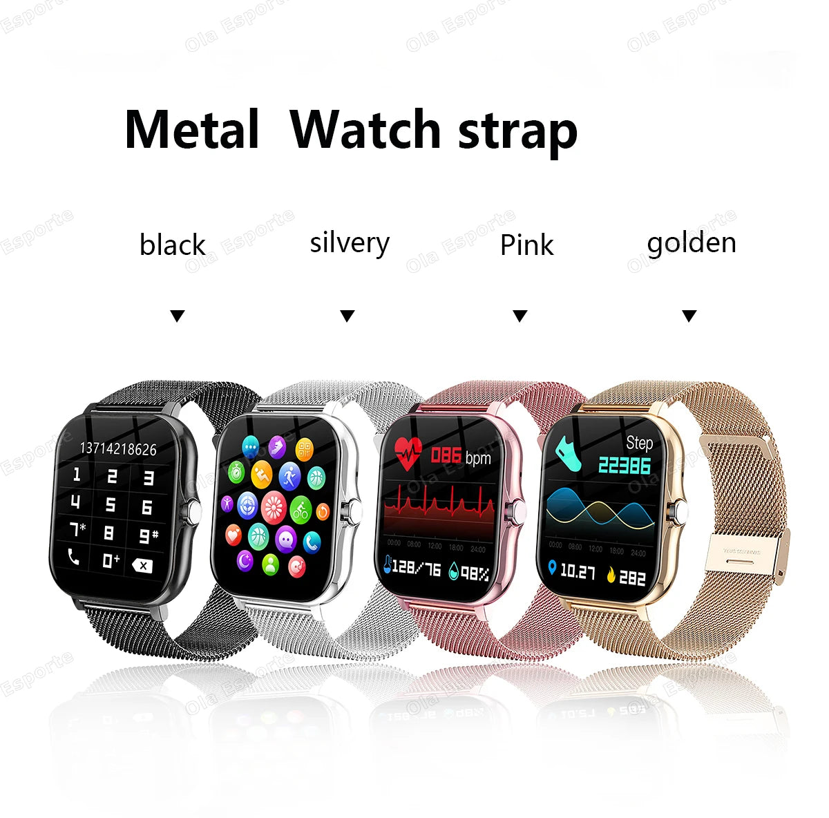 20226 Nuevo reloj inteligente de 1,83 pulgadas Notificaciones de llamadas Monitoreo del sueño Seguimiento de actividad Reloj inteligente Compatible con Android e iOS