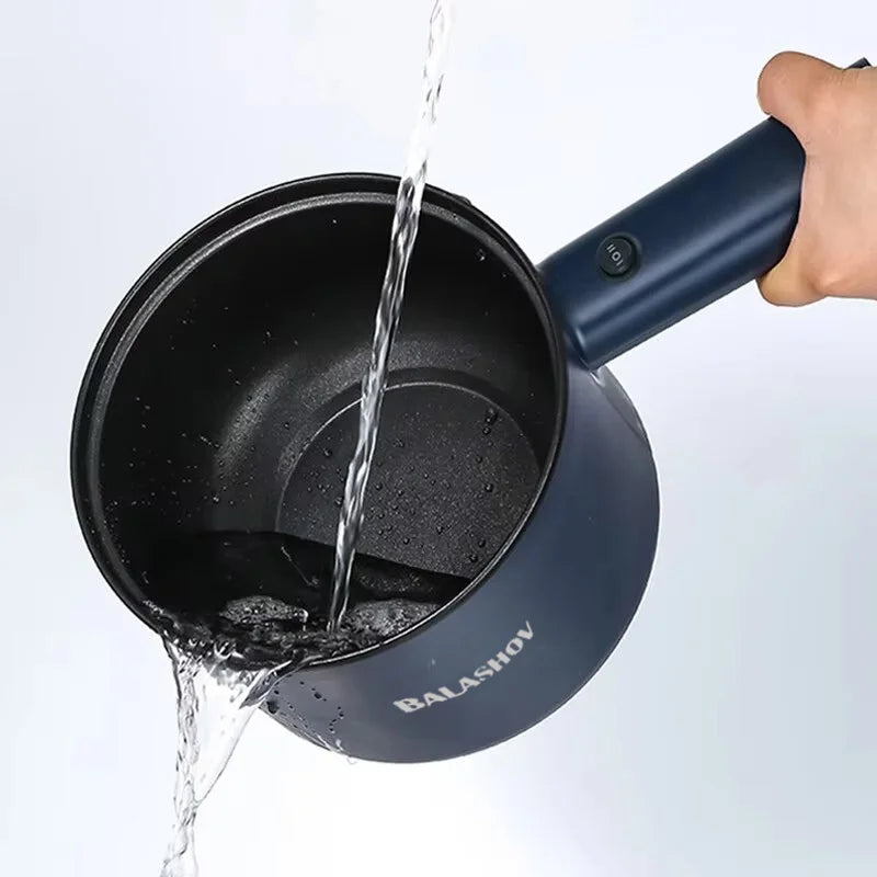 Mini Cocina eléctrica multifunción todo en uno, olla individual de doble capa para el hogar, olla para Fideos, olla caliente antiadherente, herramienta de cocina