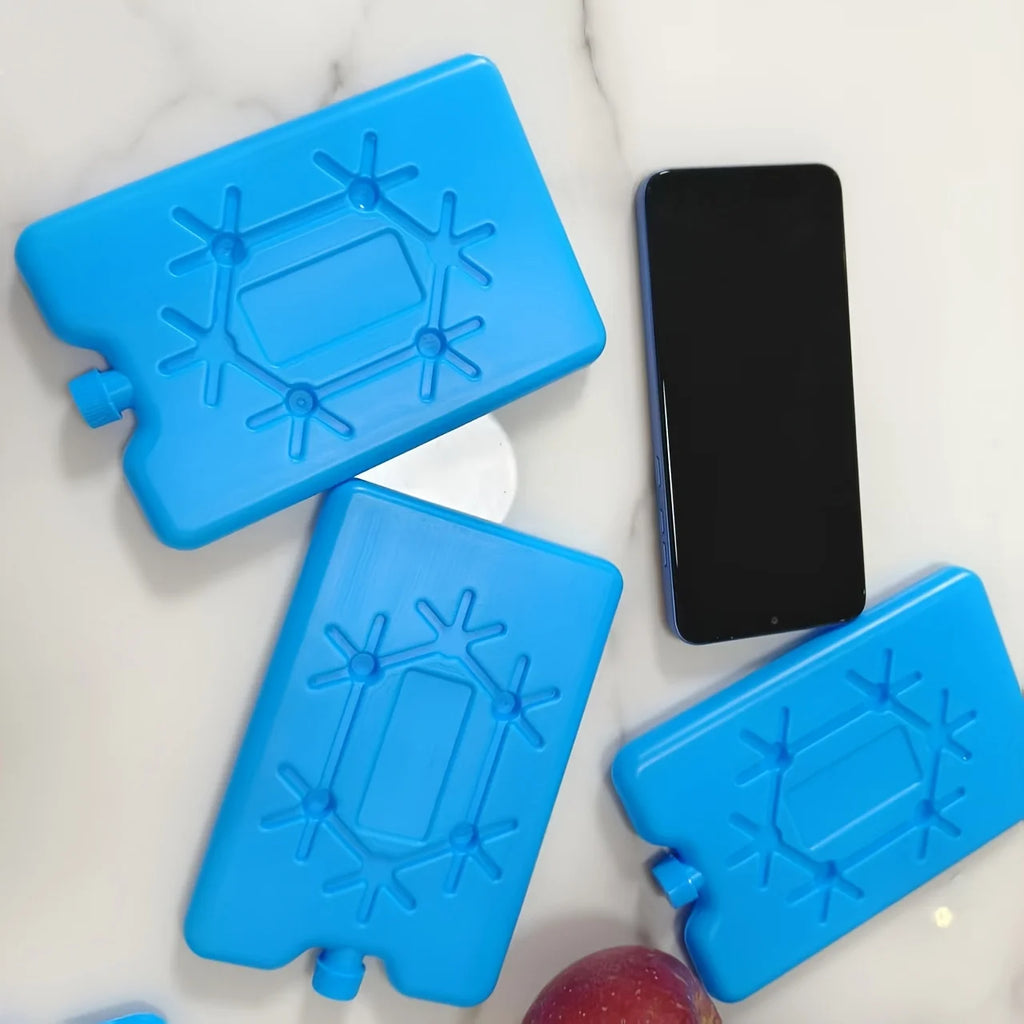 Paquete de hielo portátil reutilizable, paquete de enfriamiento para congelador, caja de llenado de agua de enfriamiento de larga duración PARA refrigeración y almacenamiento de alimentos frescos