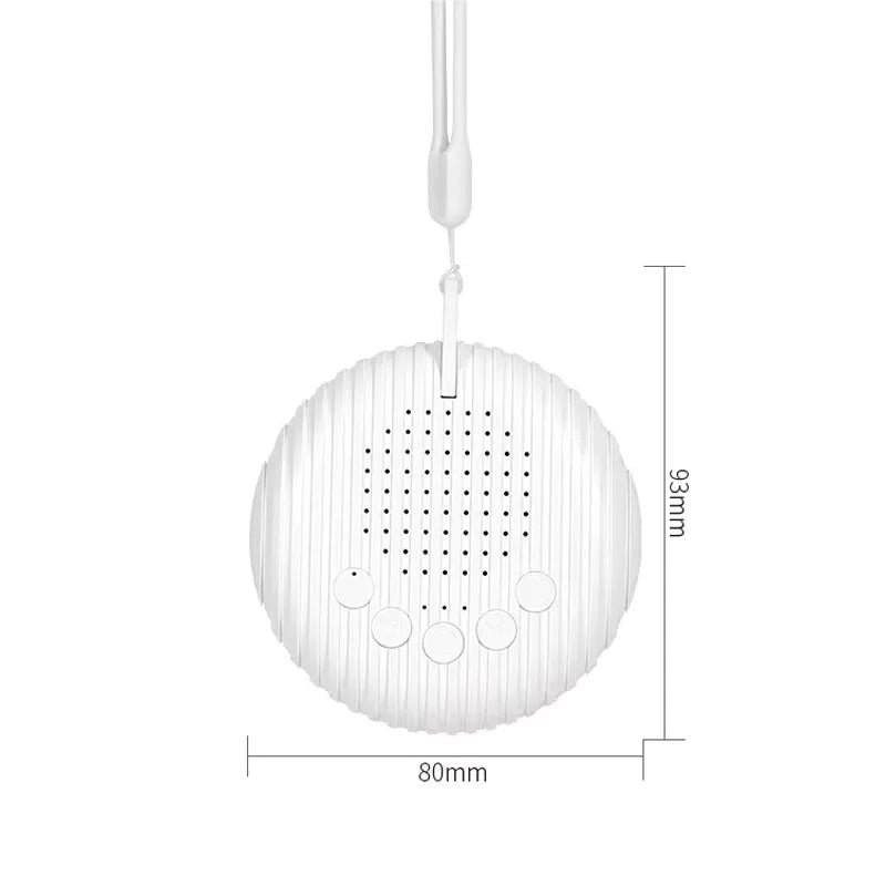 Máquina de Ruido Blanco para Bebés con 10 Sonidos Relajantes, Volumen Ajustable, Portátil, Batería Recargable Integrada