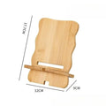 Soporte de madera para teléfono de escritorio, soporte multifuncional para tableta, soporte para teléfono móvil para el hogar/oficina