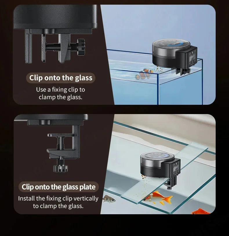 Jebao DRF-comedero automático inteligente para peces de acuario, con sincronización Digital, Control BT, alimentación, pecera pequeña, dispensador de alimentos inteligente