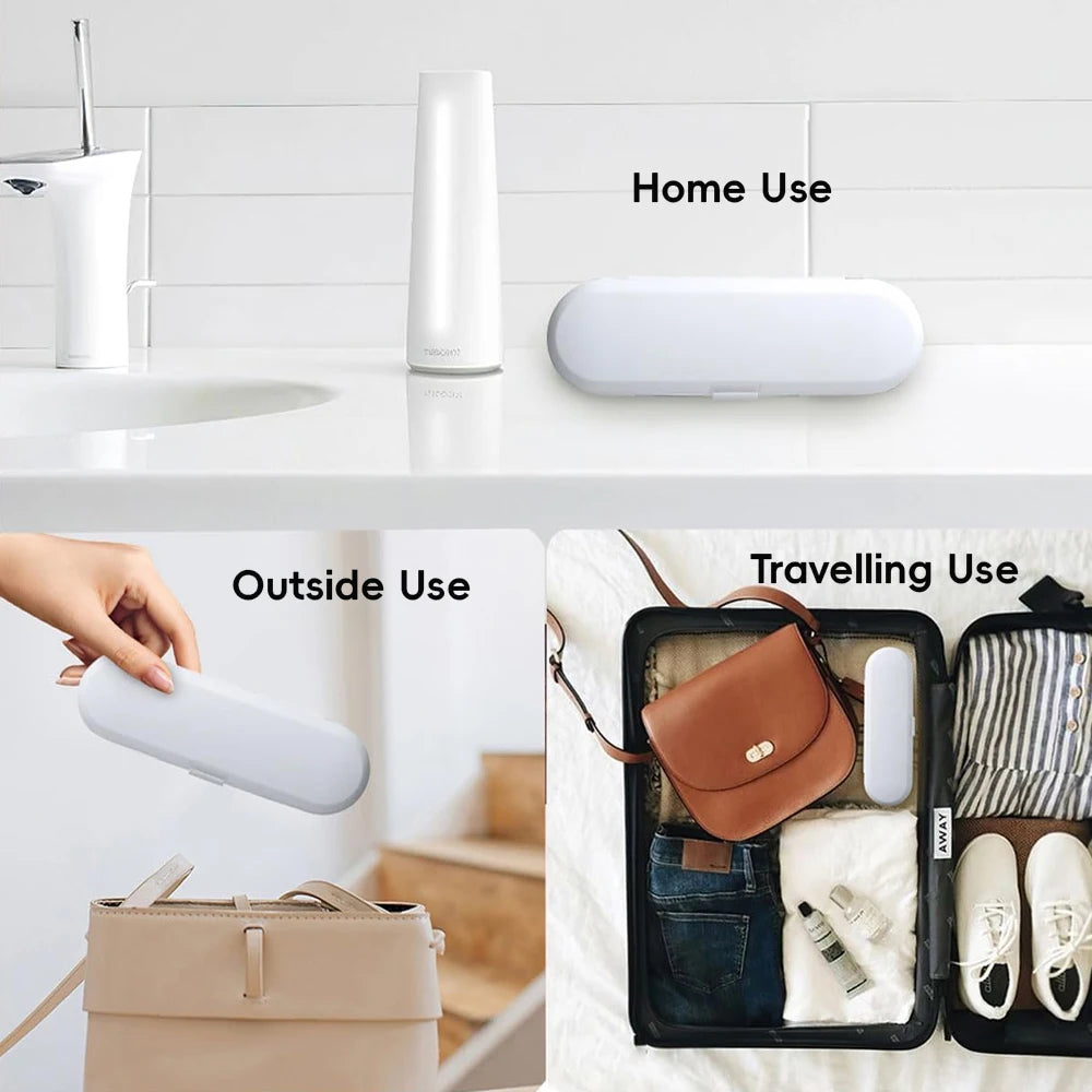 Estuche de viaje para cepillo de dientes eléctrico Oral B y Philips, soporte portátil para cepillo de dientes, funda protectora, caja de almacenamiento limpia