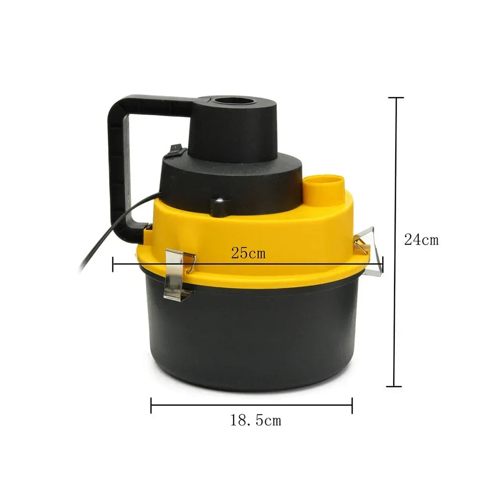 Aspiradora multifuncional en seco/húmedo DC 12V 60W, aspiradora portátil de alta potencia para coche, aparato de limpieza Universal