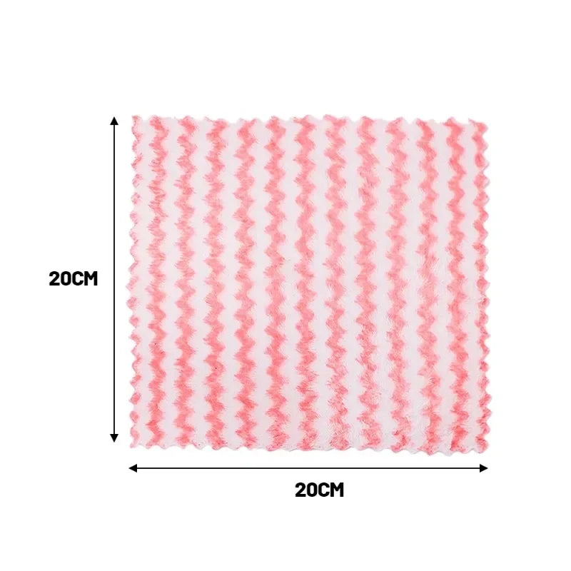 Paños de vellón de Coral para cocina, superabsorbentes trapos de limpieza, almohadillas para fregar ventanas de vidrio, toalla de limpieza, 50 o 1 piezas