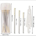 Mini kit de costura magnético, kit de aguja y hilo, suministros y accesorios de costura