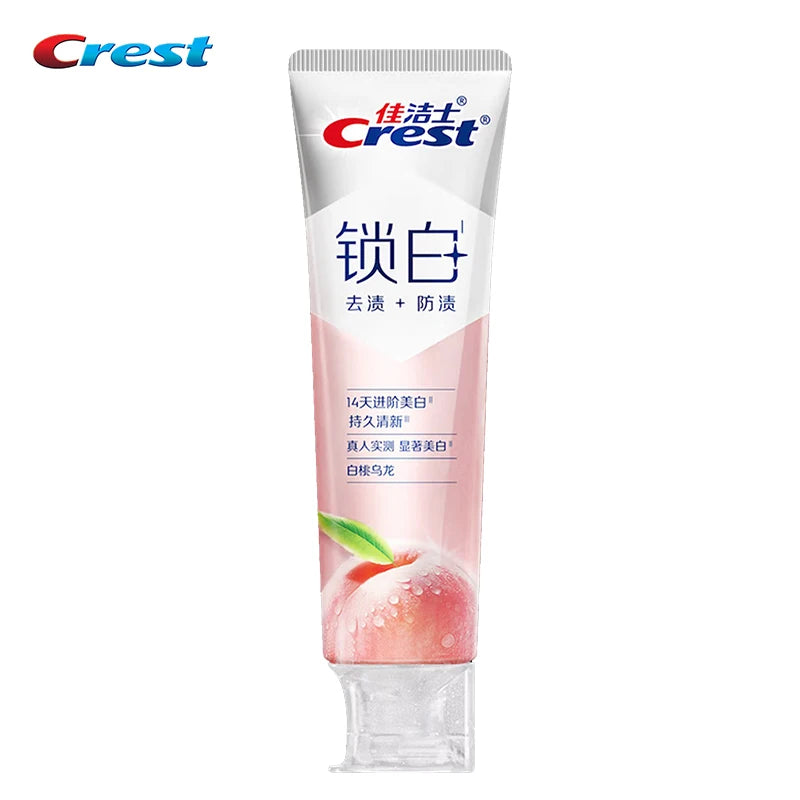 Crema dental Crest 3D, blanqueador de dientes, esmalte seguro vibrante, exprimidores de tubo de menta, 3 tipos de pasta de dientes
