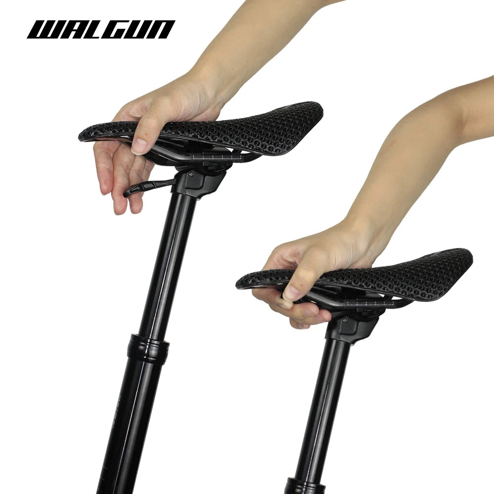 WALGUN 25A tija de sillín de bicicleta cuentagotas para Mtb 27,2/30,9/31,6mm tija de sillín de suspensión de bicicleta Mtb tija de sillín telescópica Manual hidráulico