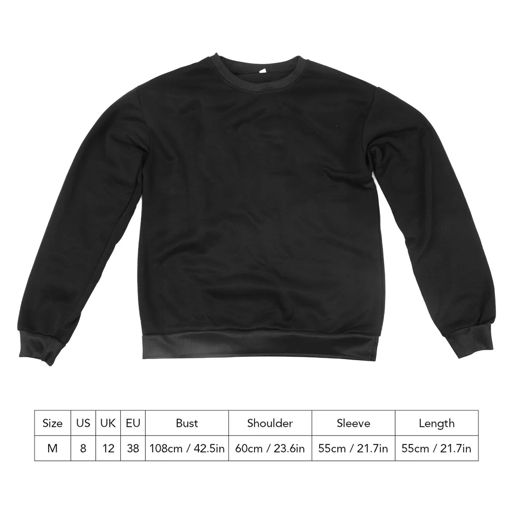 【Nuevo】 Jersey estampado con cuello redondo, Top con estampado de letras a la moda, jersey ajustado de manga larga para mujeres y hombres