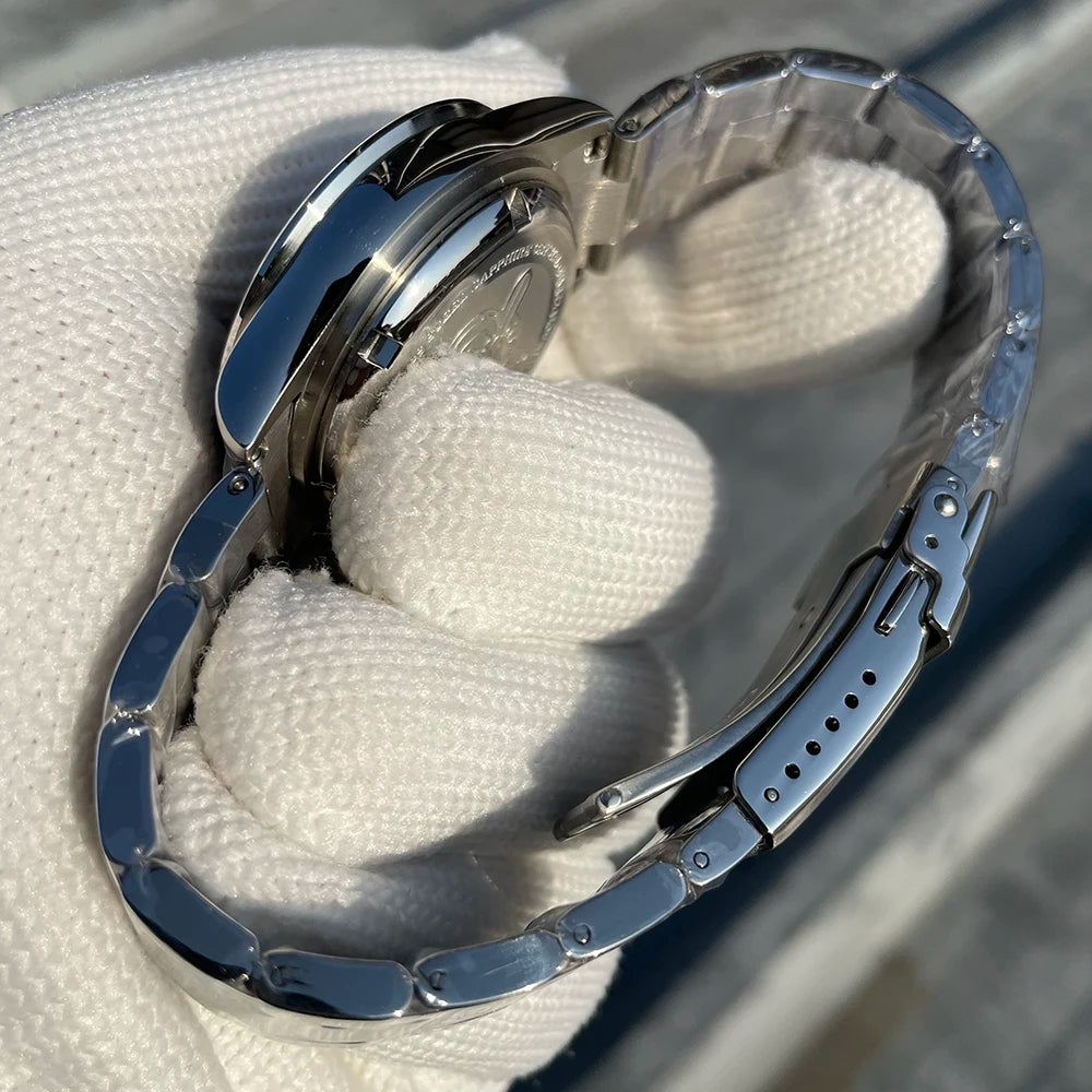 Reloj de Cuarzo de Lujo para Hombre SF733 STEELFLIER, Movimiento Silencioso VK63, Superluminoso, Resistente al Agua 200M, Reloj de Buceo, Nuevo Lanzamiento Oficial
