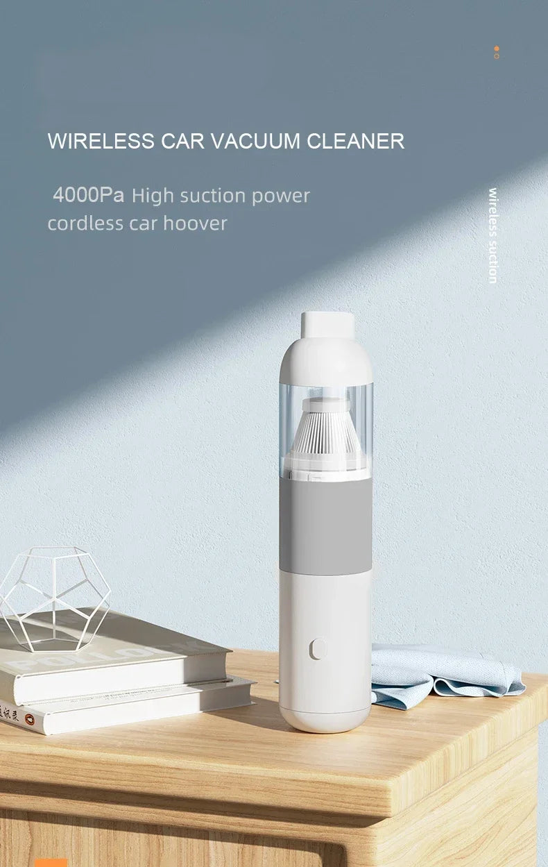 Colector de polvo 3 en 1, 39800pa, portátil, inalámbrico, potente succión, aspirador eléctrico inteligente para el hogar y el coche, novedad de 2026