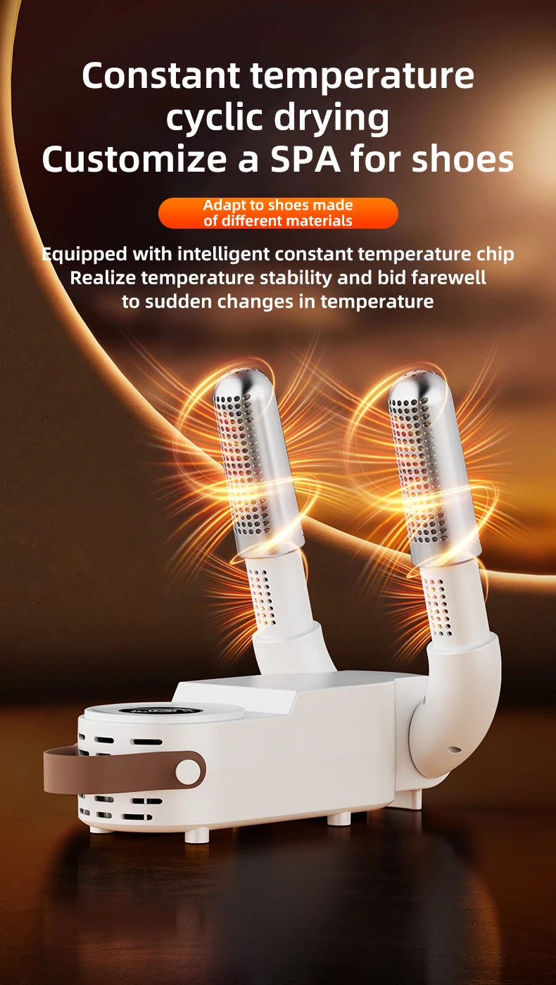 HOMEFISH Secador de zapatos eléctrico de estilo coreano 220 V - Calentador de calzado para desodorizar y esterilizar aparatos de uso doméstico