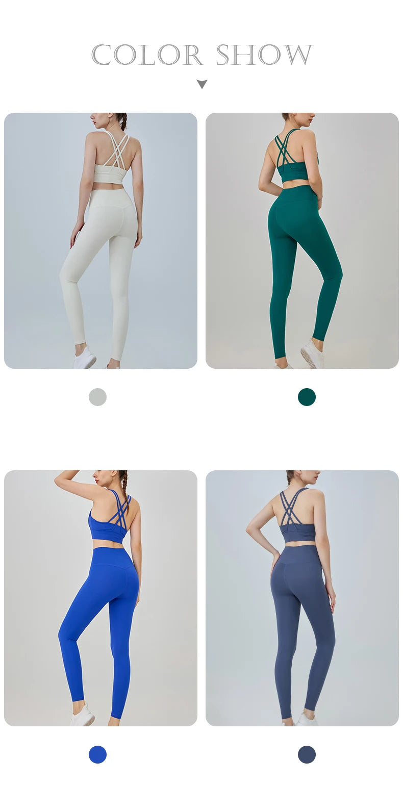 Ropa de Yoga de 2 piezas, chándal para mujer, ropa atlética, traje de Fitness para Pilates, entrenamiento de gimnasio, ropa de realce, Sujetador deportivo, traje de mallas