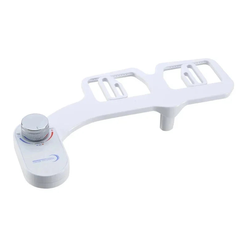 Asiento de inodoro inteligente no eléctrico con bidé ginecológico de doble pulverización de enfriamiento único bidé con boquilla totalmente oculta