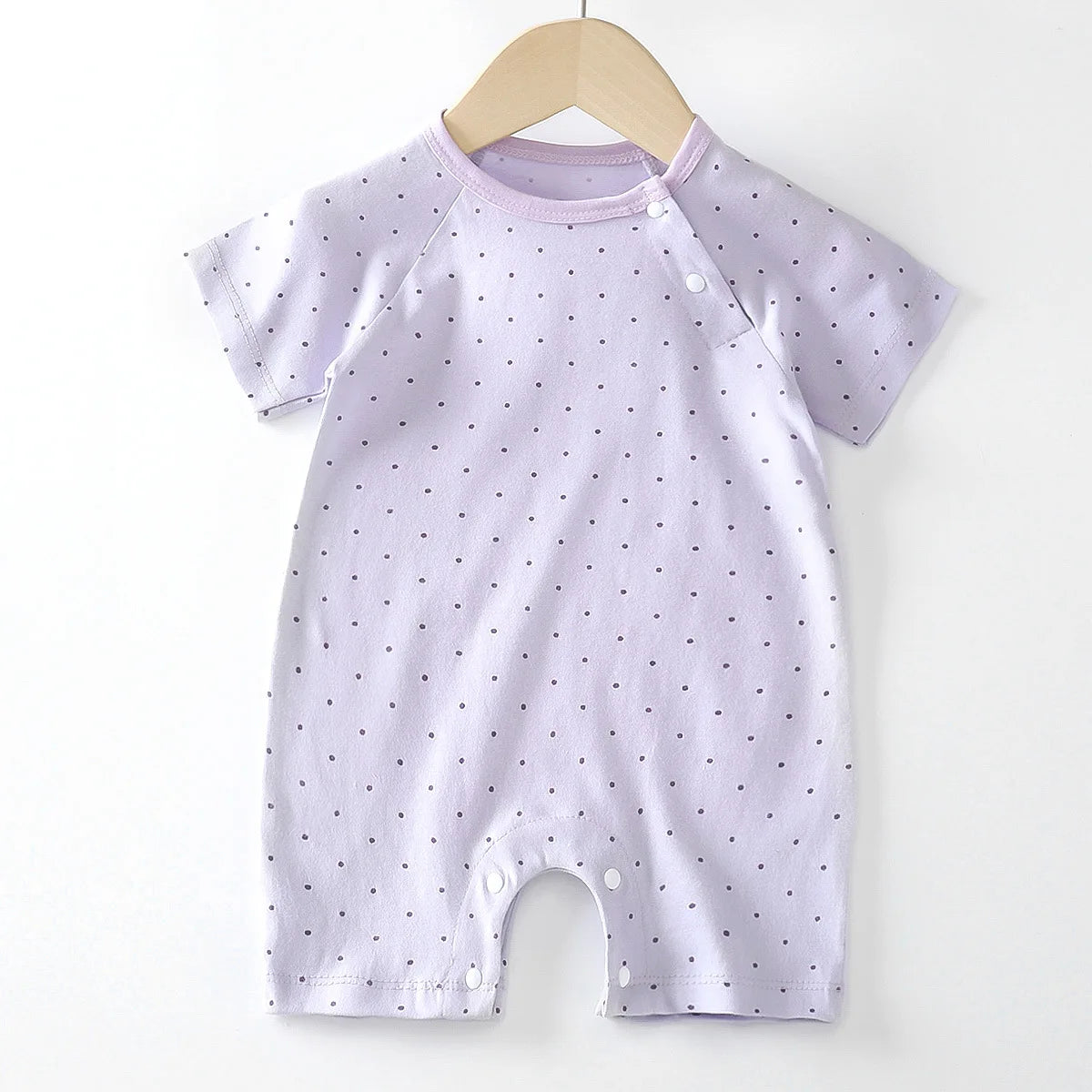 Monos de dibujos animados para bebé, mono de algodón transpirable de verano de manga corta para recién nacidos, niños y niñas, ropa para gatear