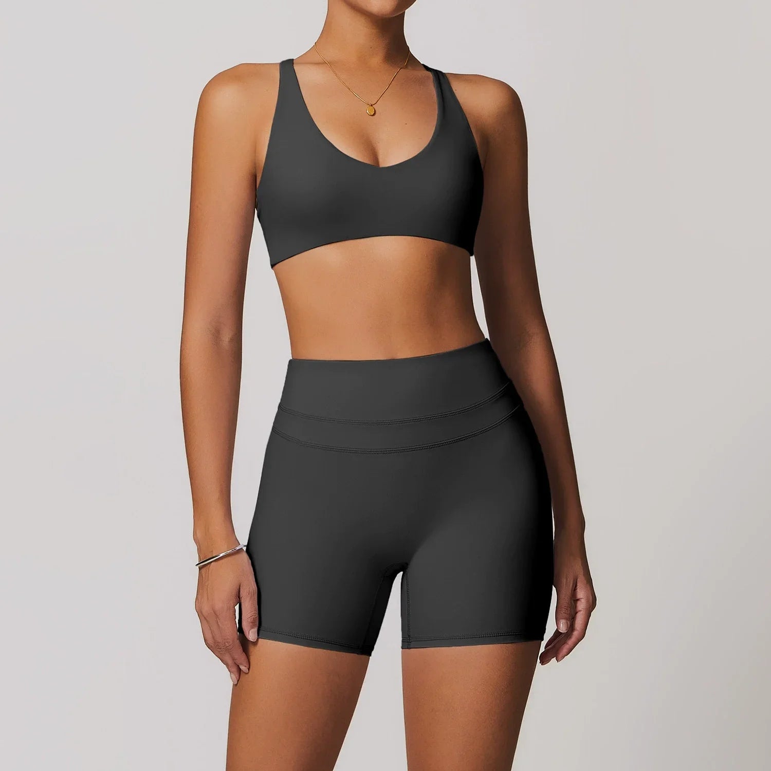 Ropa deportiva de 2 piezas para mujer, conjunto de Yoga, ropa de gimnasio, ropa deportiva, trajes de Yoga, conjunto de Fitness, chándales, Sujetador deportivo, mallas de cintura alta para gimnasio