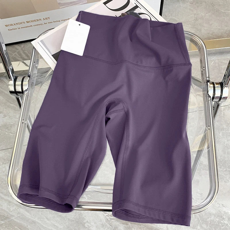 Pantalones cortos de Yoga de verano, mallas elásticas transpirables, mallas deportivas de secado rápido, Fitness, Yoga, ciclismo, pantalones cortos atléticos para gimnasio