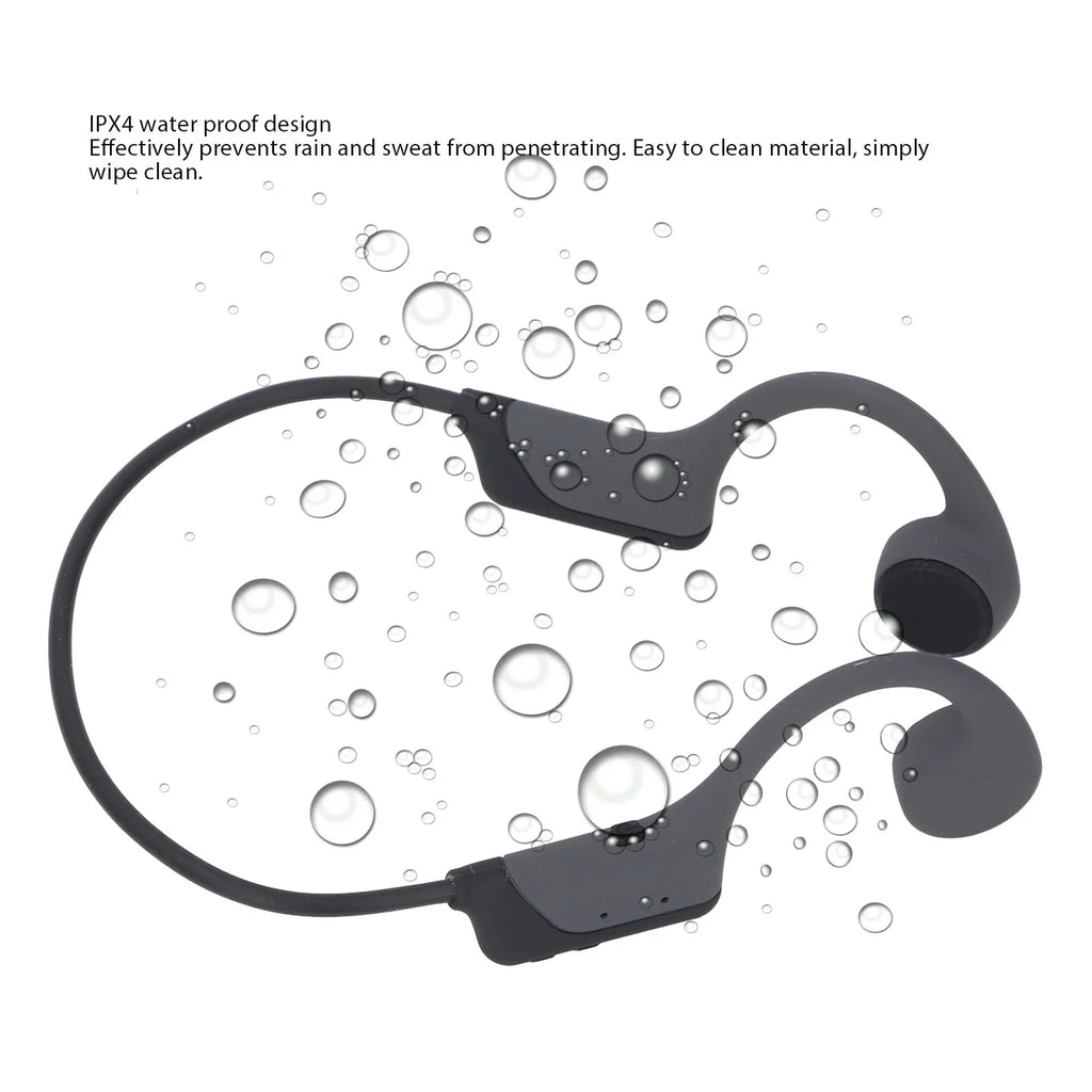 Auriculares Inalámbricos de Conducción Ósea, Alta Calidad de Sonido, Deportivos, 6 Horas de Reproducción, Bluetooth, Auriculares de Conducción Ósea de Oreja Abierta