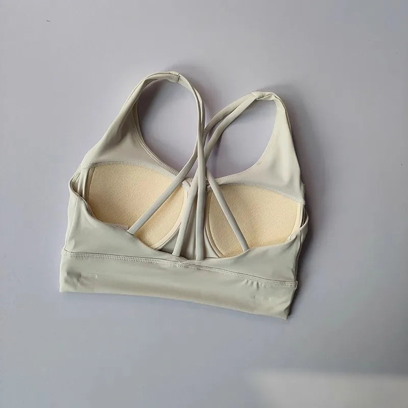 Conjunto de Yoga transpirable para mujer, traje deportivo de 2 uds, ropa de gimnasio, ropa de entrenamiento, Top corto de gimnasia, Legging de cintura alta, conjunto de sujetador de Fitness, trajes deportivos