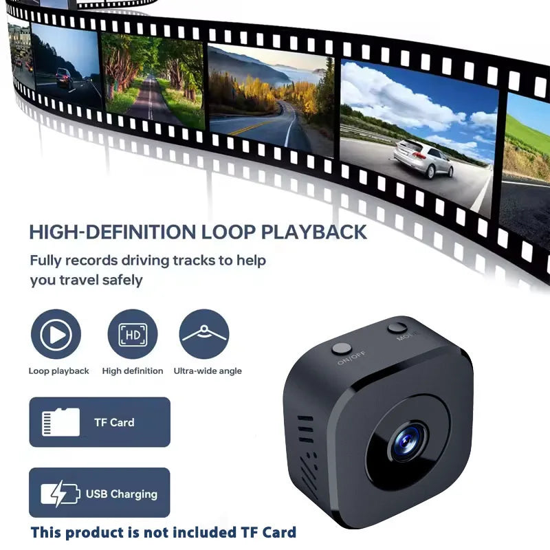 Mini cámara WiFi HD de 1080P, vigilancia de seguridad interior, Monitor de bebé, videocámara de visión nocturna, cámara IP, grabadora de Audio y vídeo