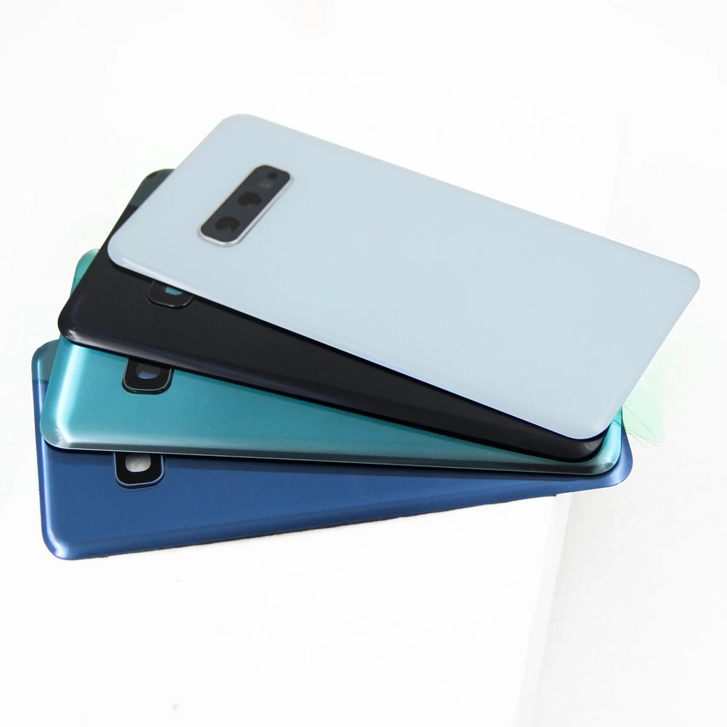 Cubierta trasera para Samsung Galaxy S10E G970 G970F G970W, carcasa trasera de repuesto para batería, cubierta trasera con adhesivo