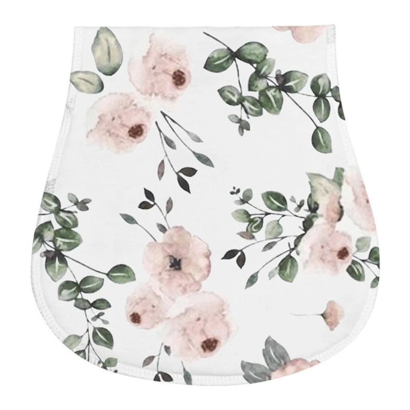 Paños de Bebé de 2 Capas, Baberos Absorbentes para Recién Nacidos, Baberos de Algodón Suave para Bebés, Regalo para Baby Shower